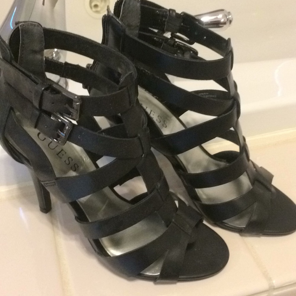 Guess caged heels